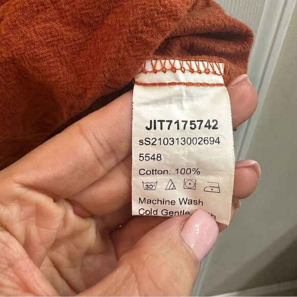 SHEIN Women's Rust V-Neck dress size XS - Picture 6 of 8